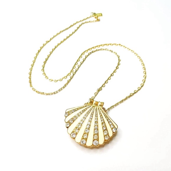 kate spade Jewelry - Kate Spade Clam Locket Necklace